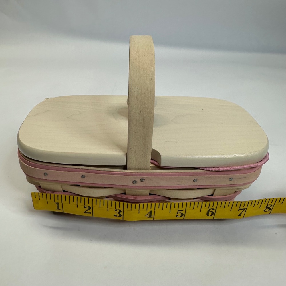 Longaberger 2000 Horizon of Hope Basket Wood Lid Liner Protector American Cancer - Picture 9 of 11